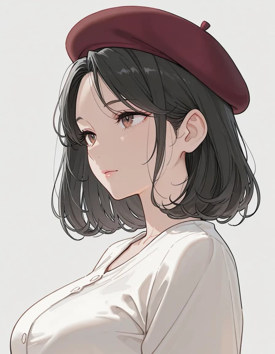 beret 태그로 생성한 예시 이미지