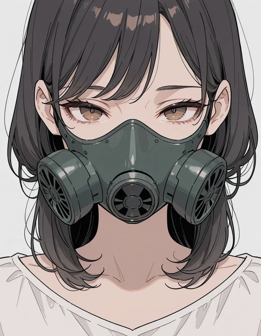 gas mask 태그로 생성한 예시 이미지
