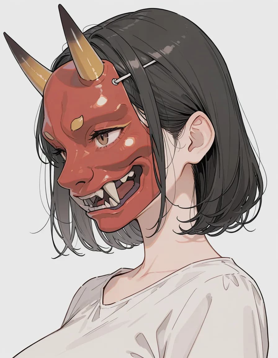 oni mask 태그로 생성한 예시 이미지