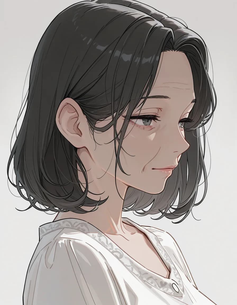 old woman 태그로 생성한 예시 이미지