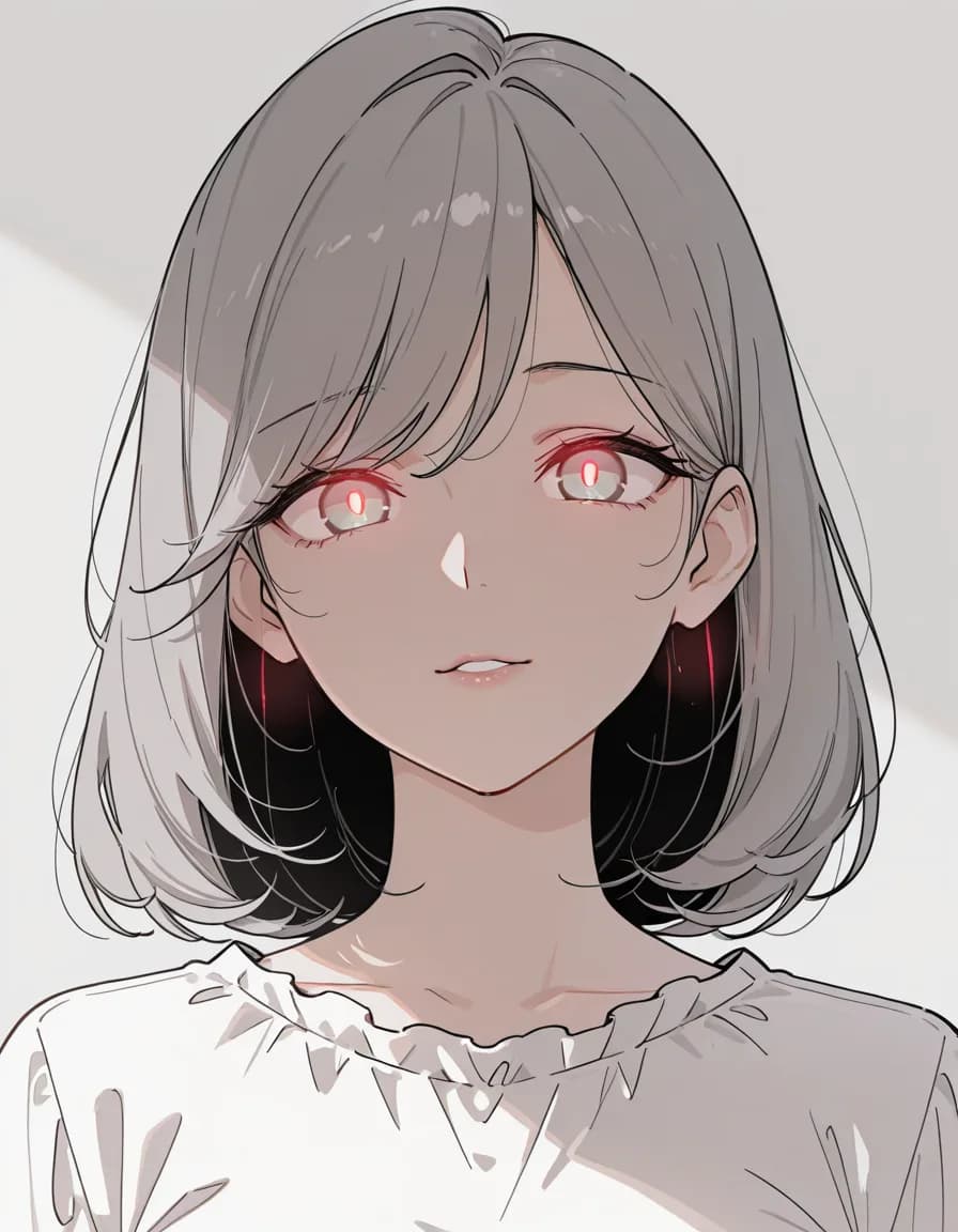 glowing pupils 태그로 생성한 예시 이미지