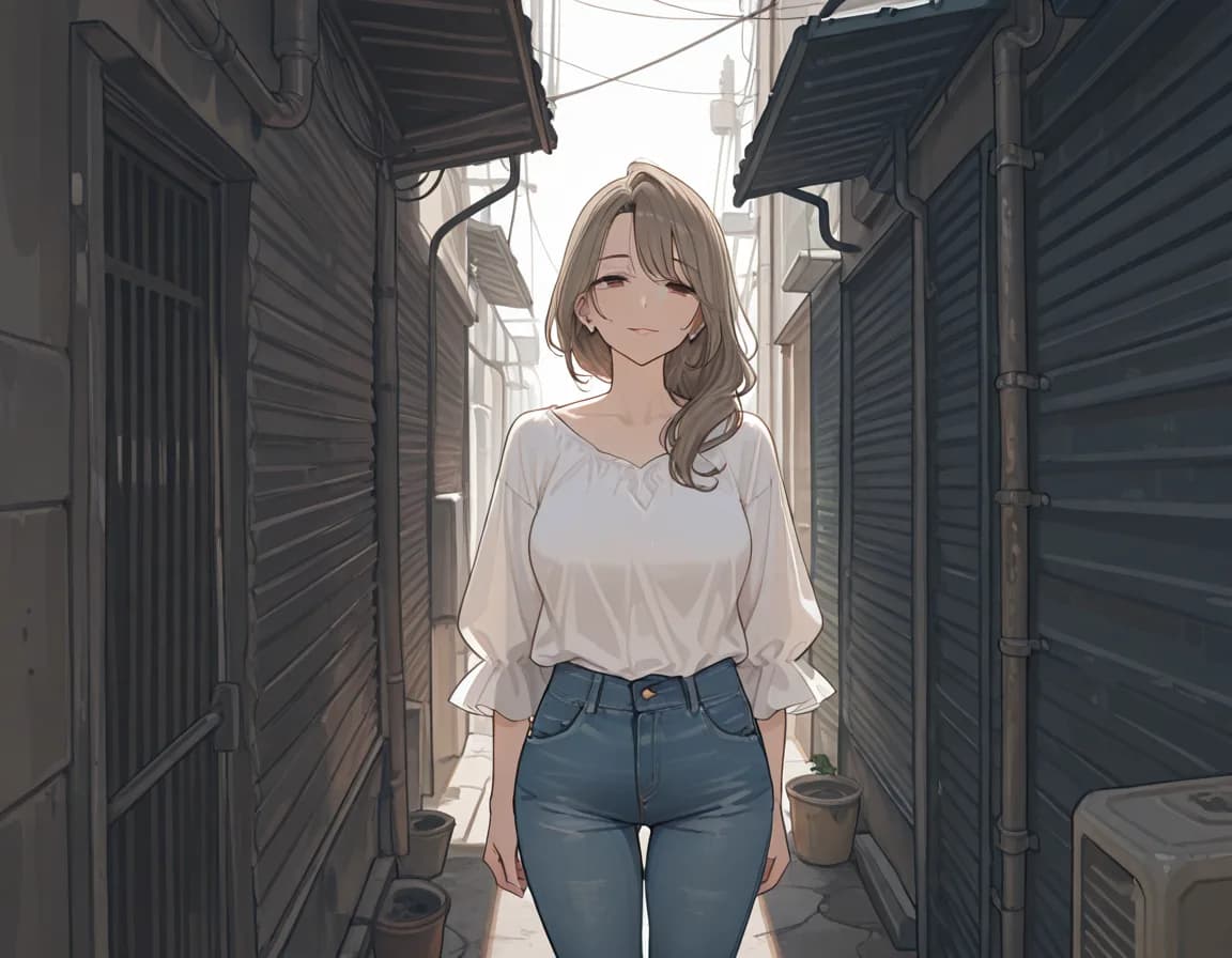 alley 태그로 생성한 예시 이미지