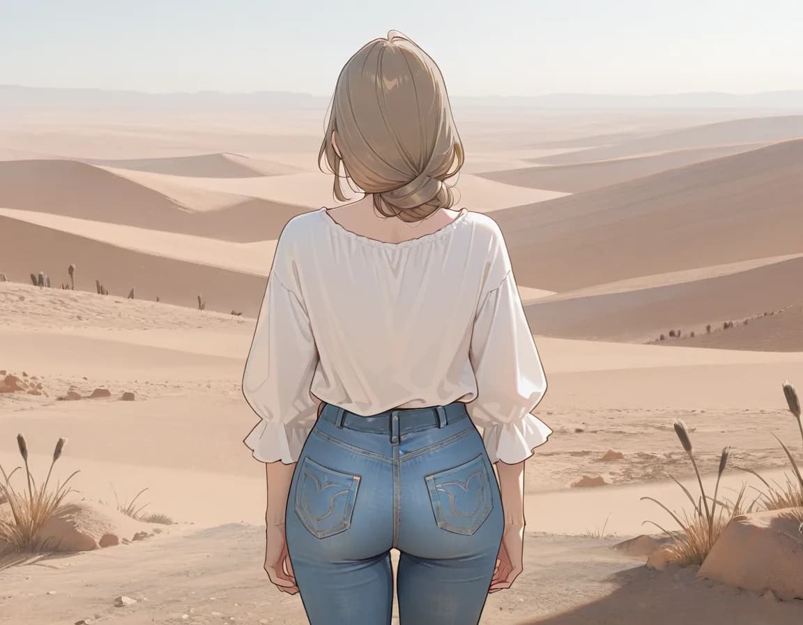 desert 태그로 생성한 예시 이미지