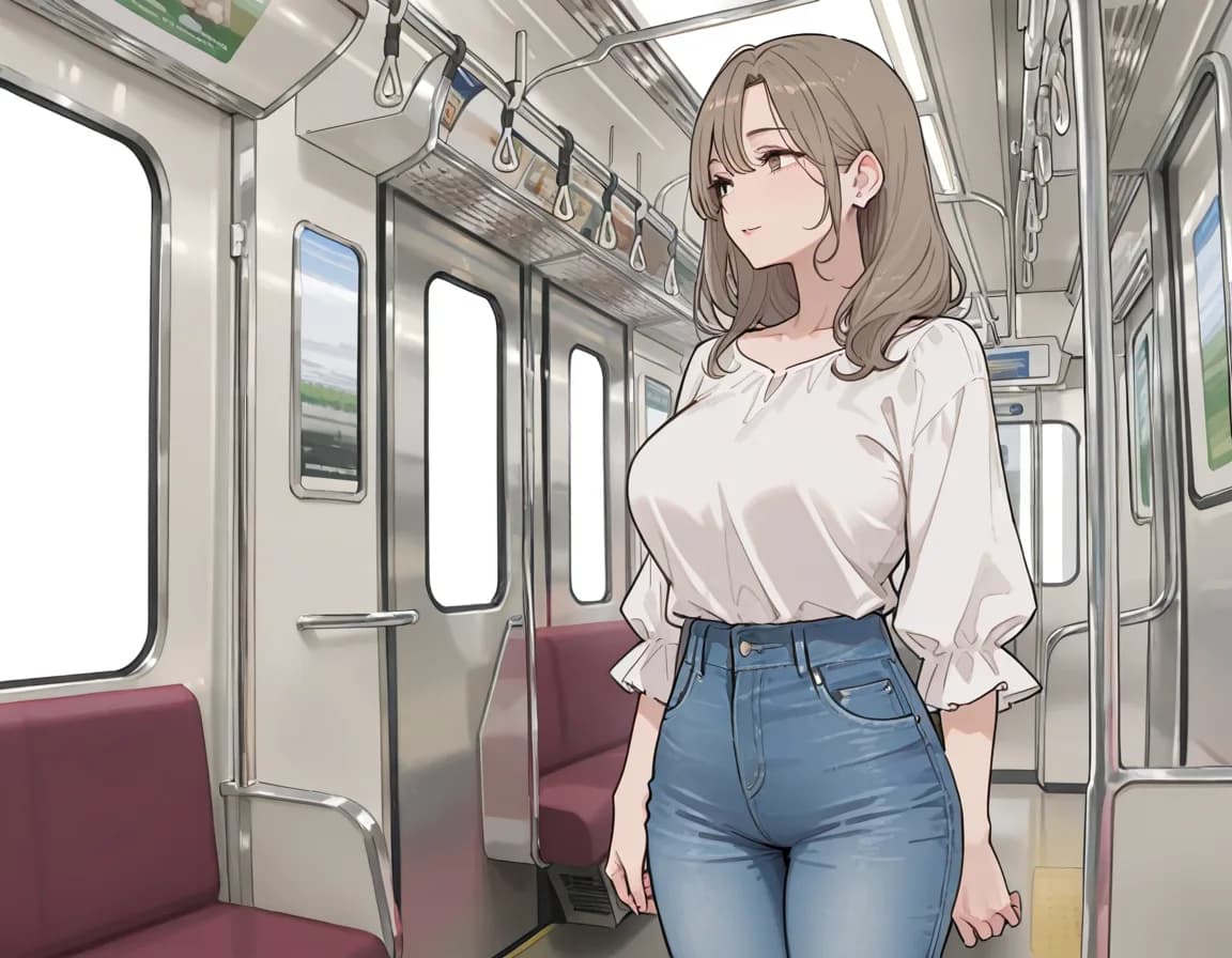 train interior 태그로 생성한 예시 이미지