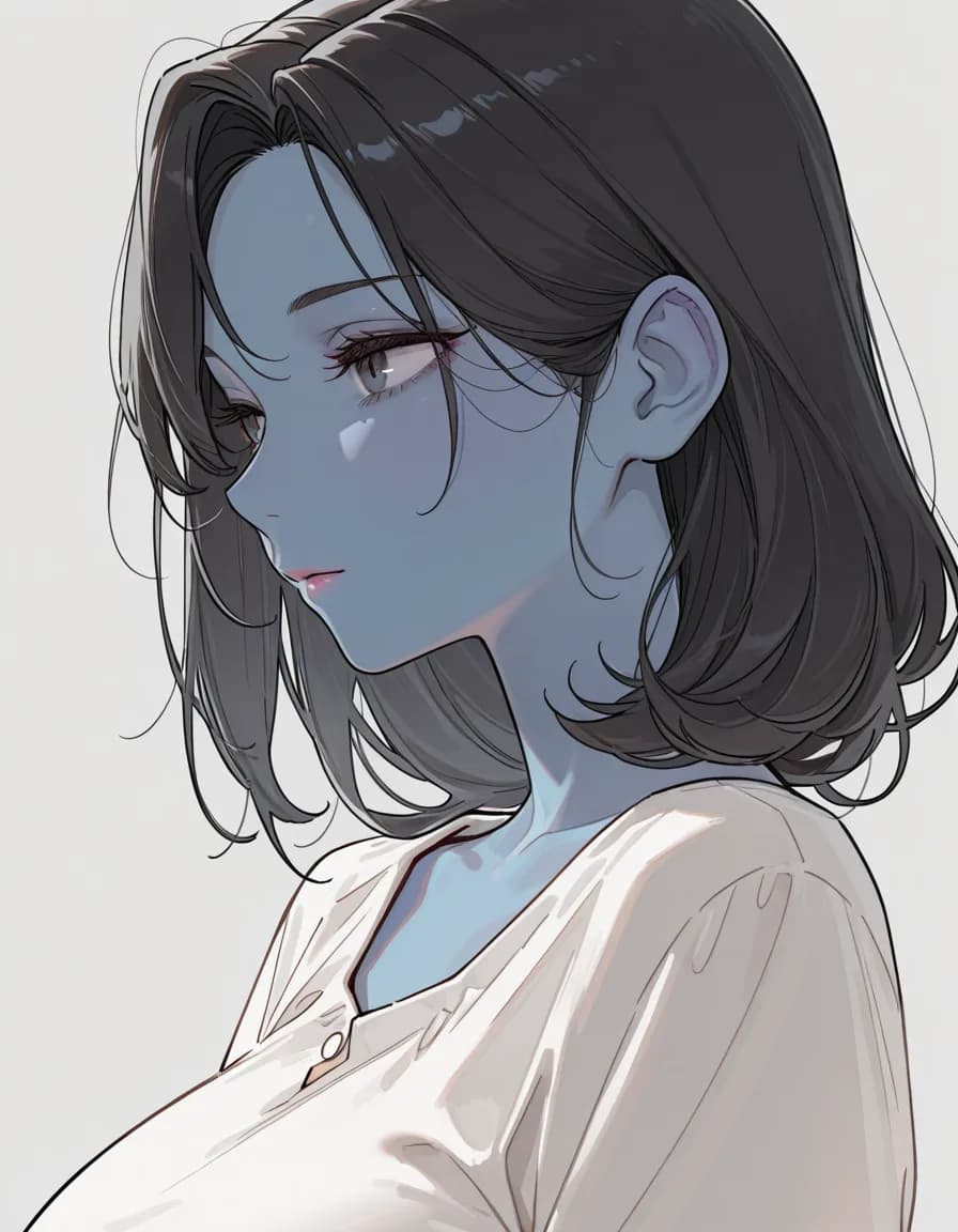 Blue skin 태그로 생성한 예시 이미지