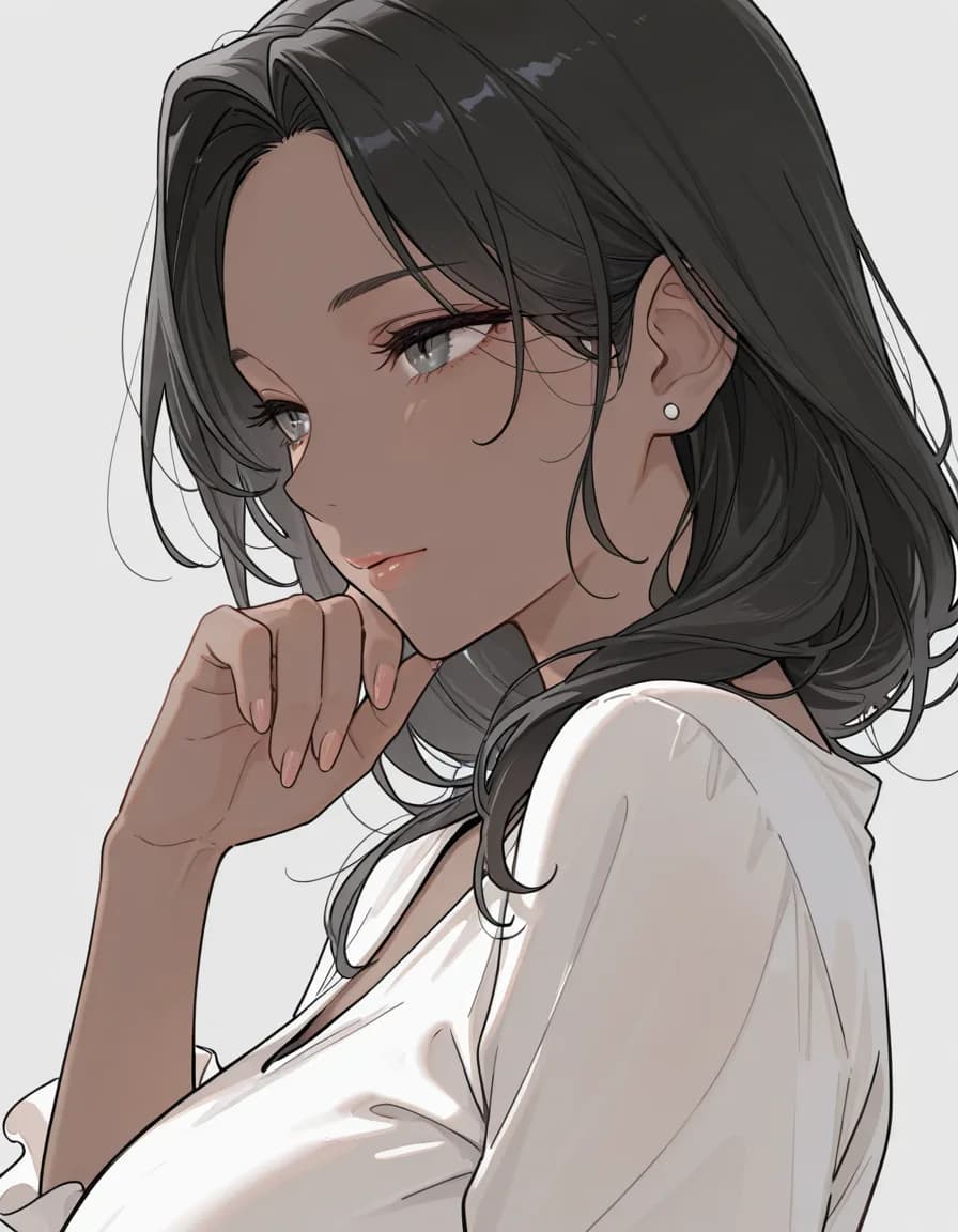 Dark skin 태그로 생성한 예시 이미지