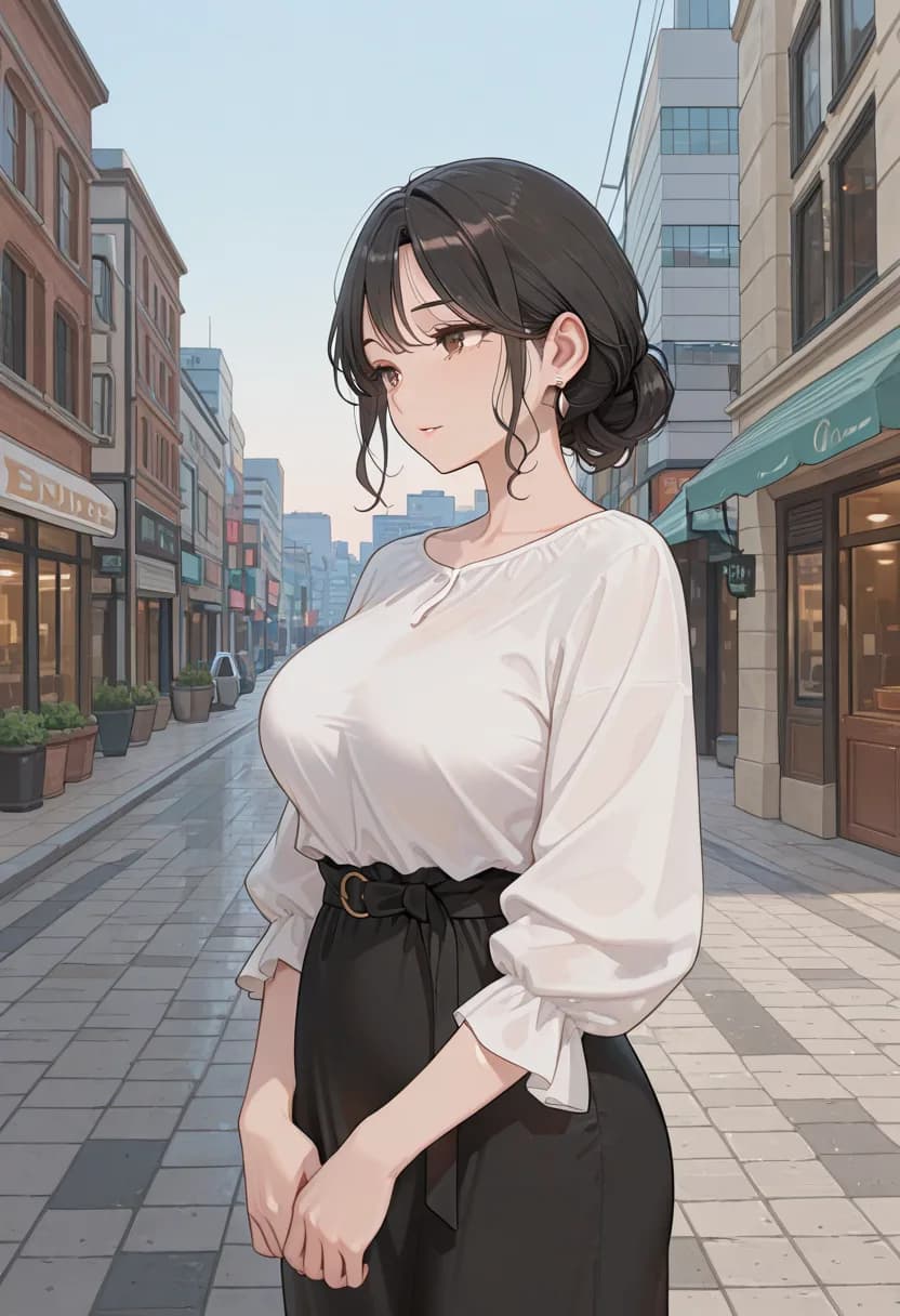 cowboy shot 태그로 생성한 예시 이미지