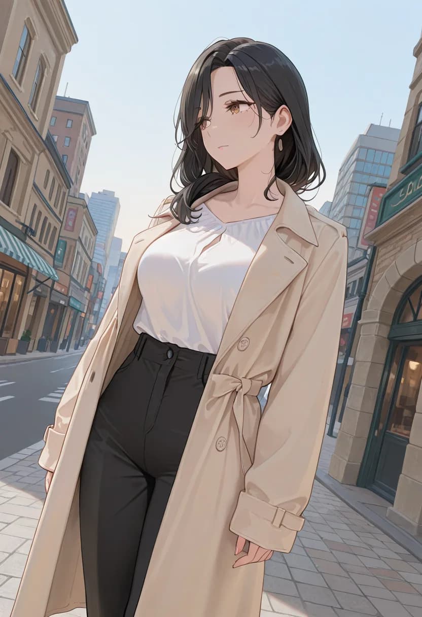 dutch angle 태그로 생성한 예시 이미지