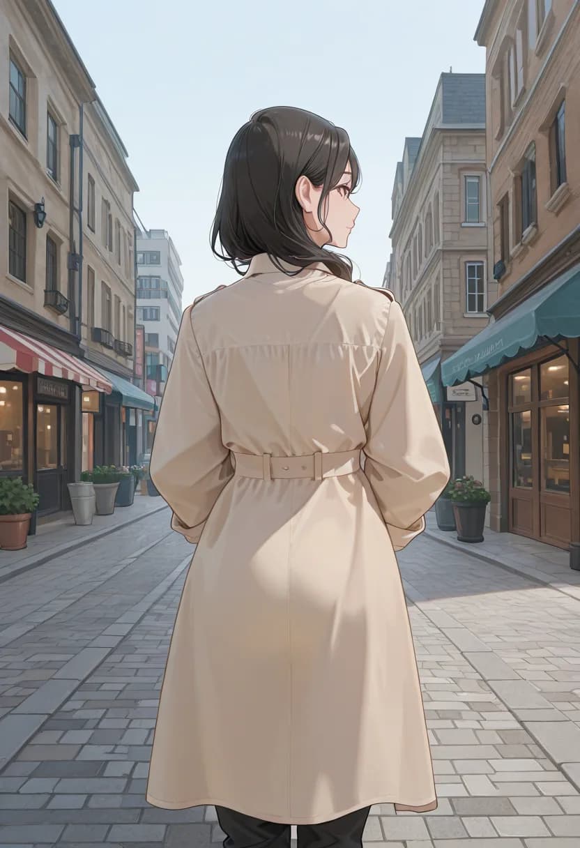 from behind 태그로 생성한 예시 이미지