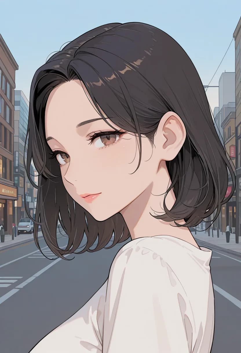 portrait 태그로 생성한 예시 이미지
