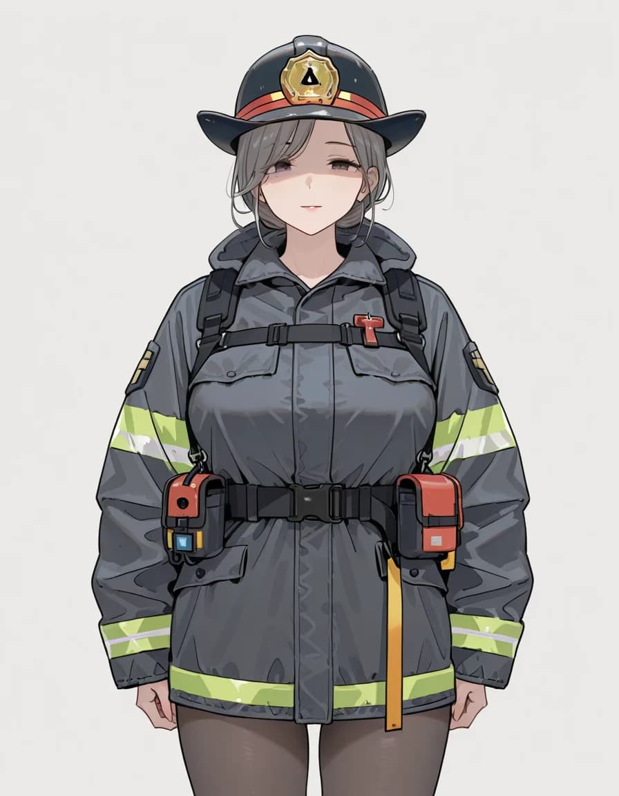firefighter 태그로 생성한 예시 이미지