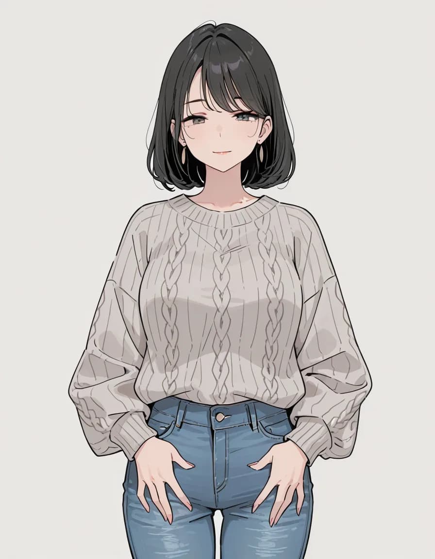 aran sweater 태그로 생성한 예시 이미지