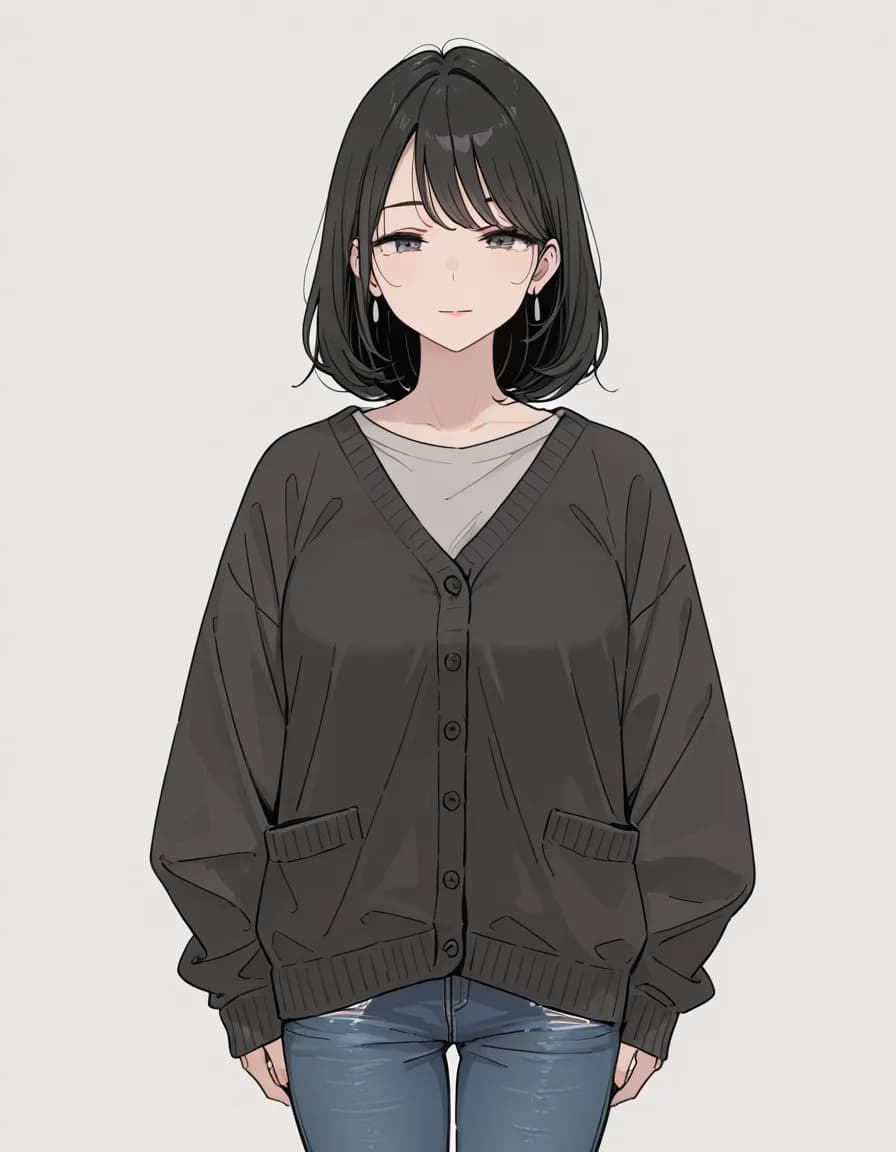 cardigan 태그로 생성한 예시 이미지