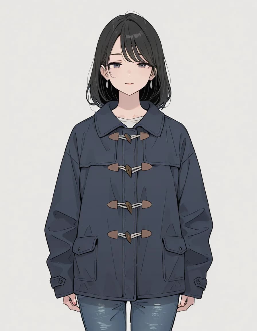 duffel coat 태그로 생성한 예시 이미지
