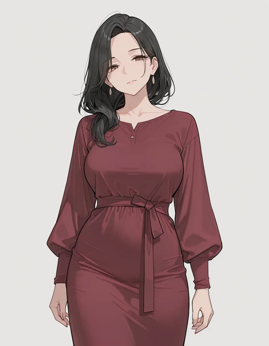burgundy 태그로 생성한 예시 이미지