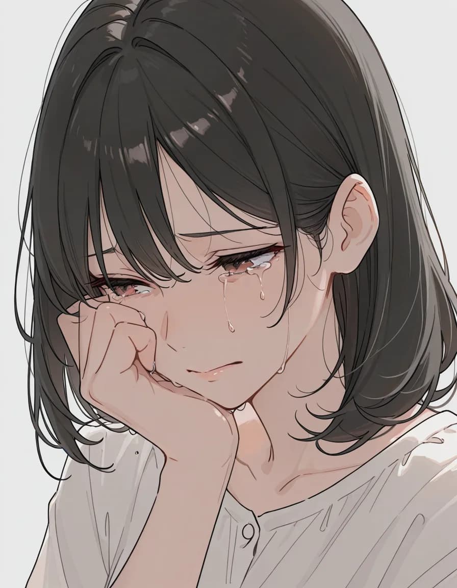 crying face 태그로 생성한 예시 이미지