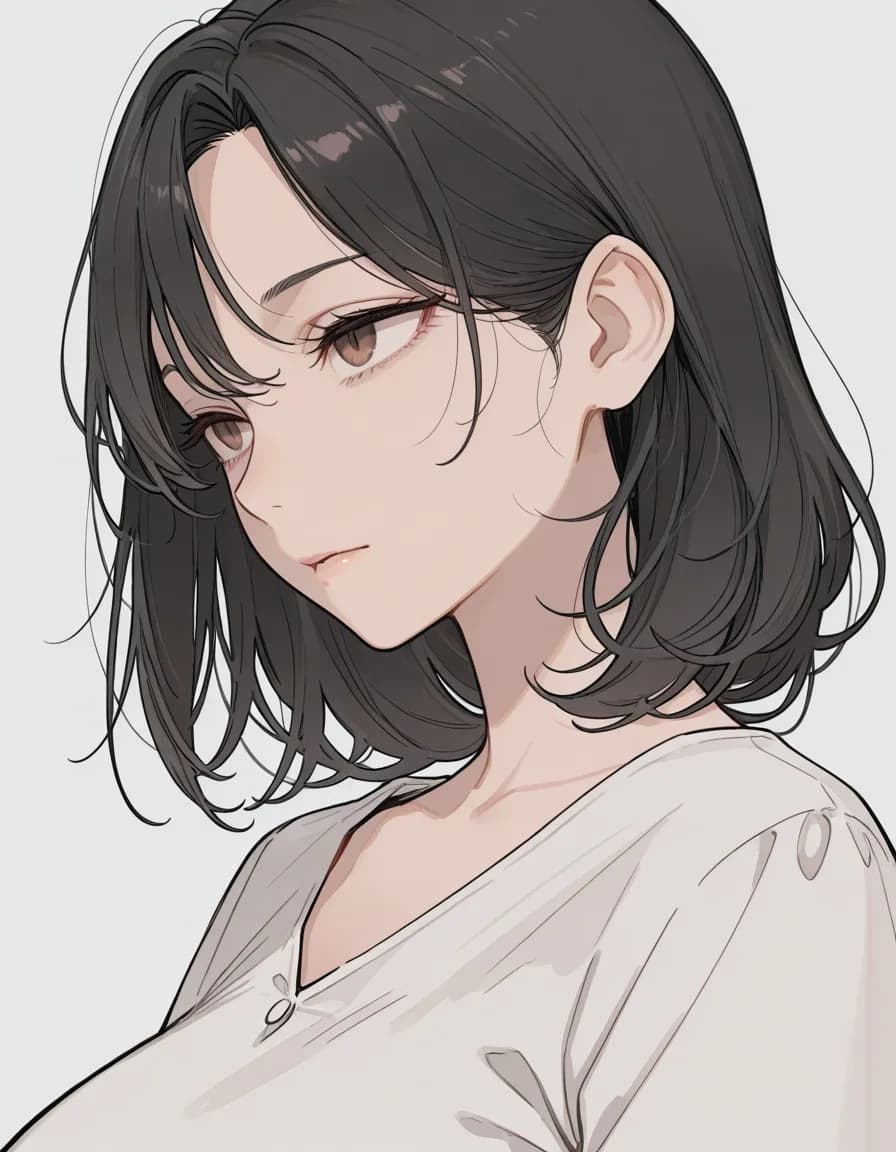 Gloomy face 태그로 생성한 예시 이미지