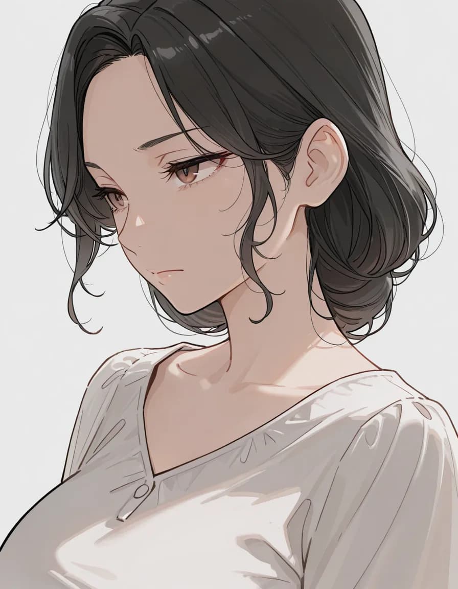 Serious face 태그로 생성한 예시 이미지