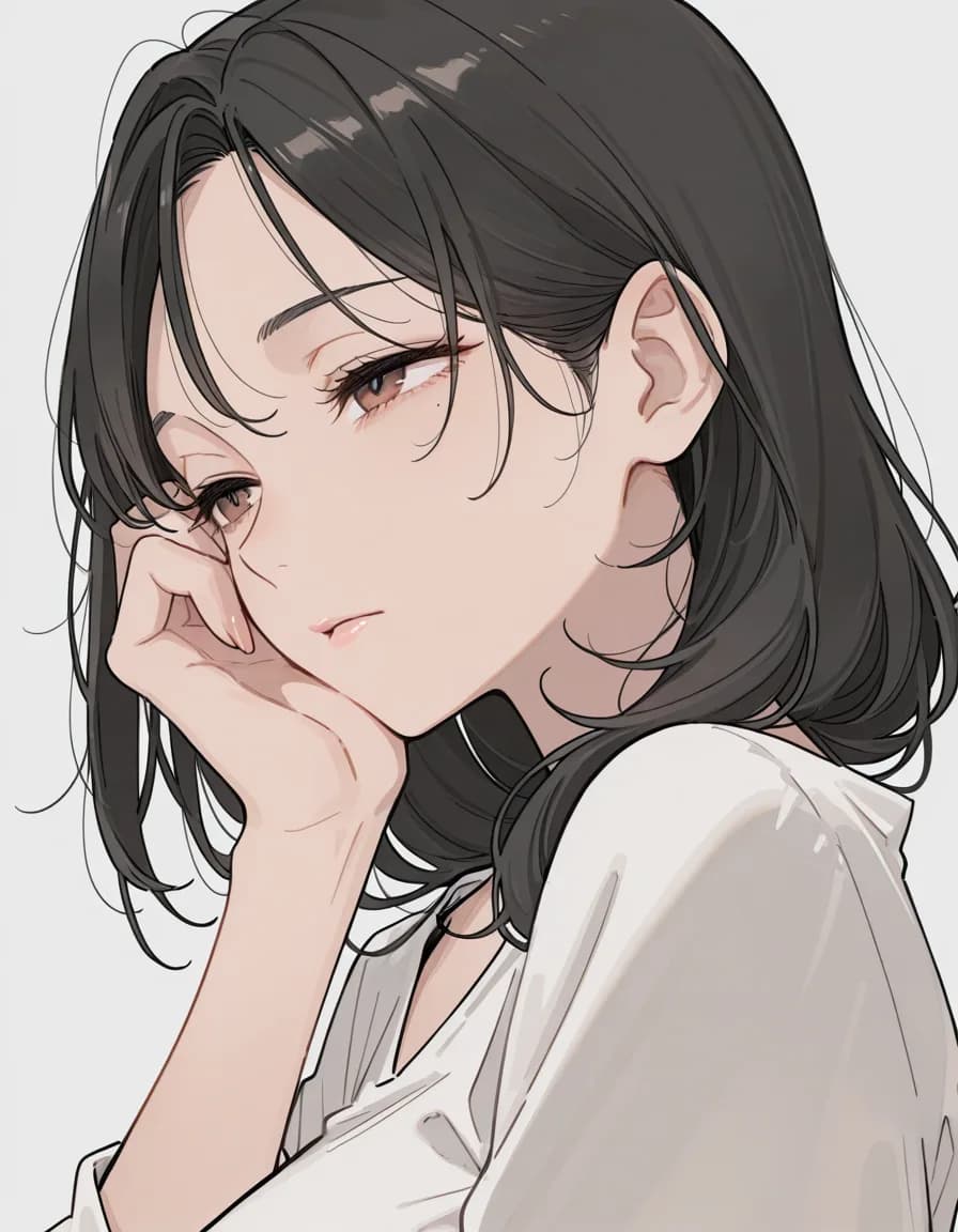 Sleepy face 태그로 생성한 예시 이미지