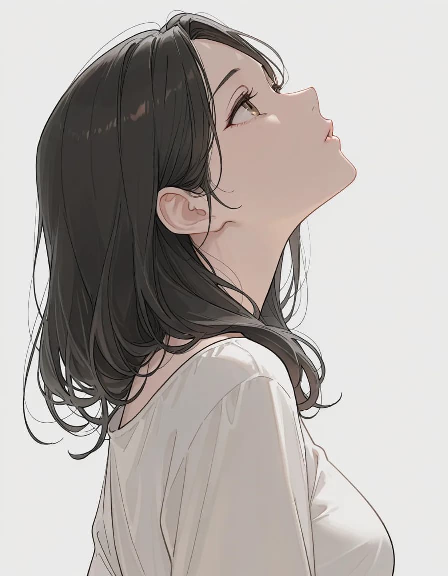 looking up 태그로 생성한 예시 이미지