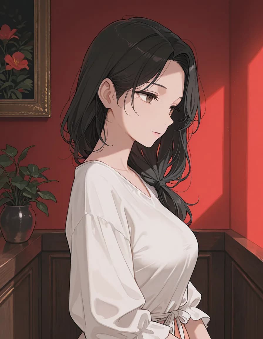 saturated red light 태그로 생성한 예시 이미지