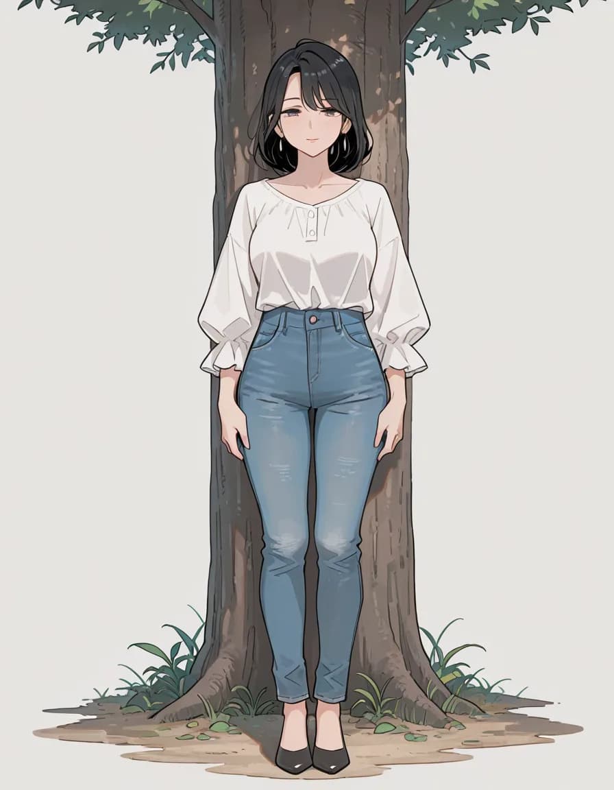 against tree 태그로 생성한 예시 이미지