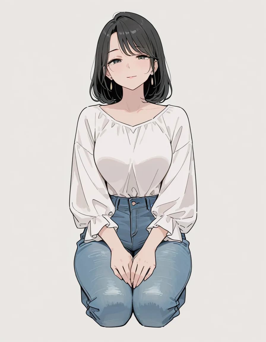 seiza 태그로 생성한 예시 이미지