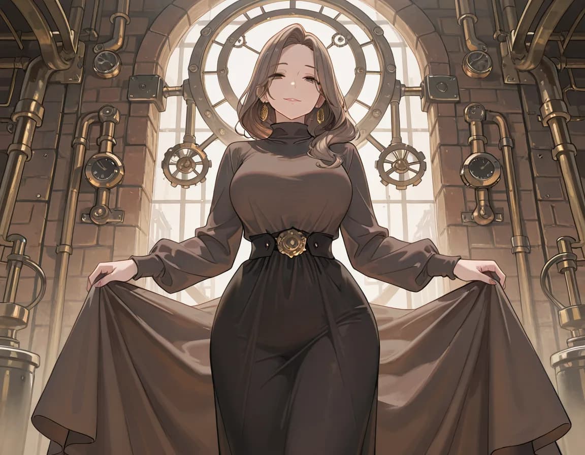Steampunk 태그로 생성한 예시 이미지