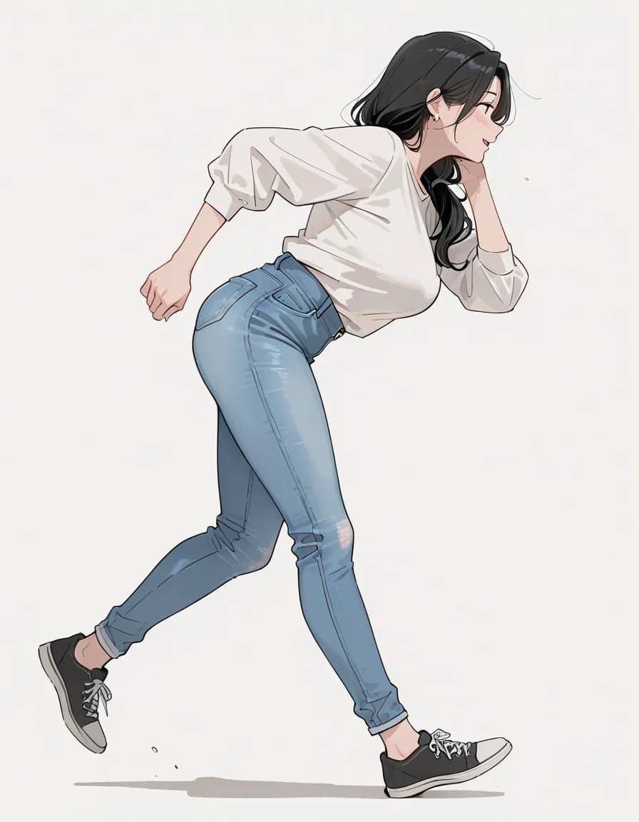 running 태그로 생성한 예시 이미지