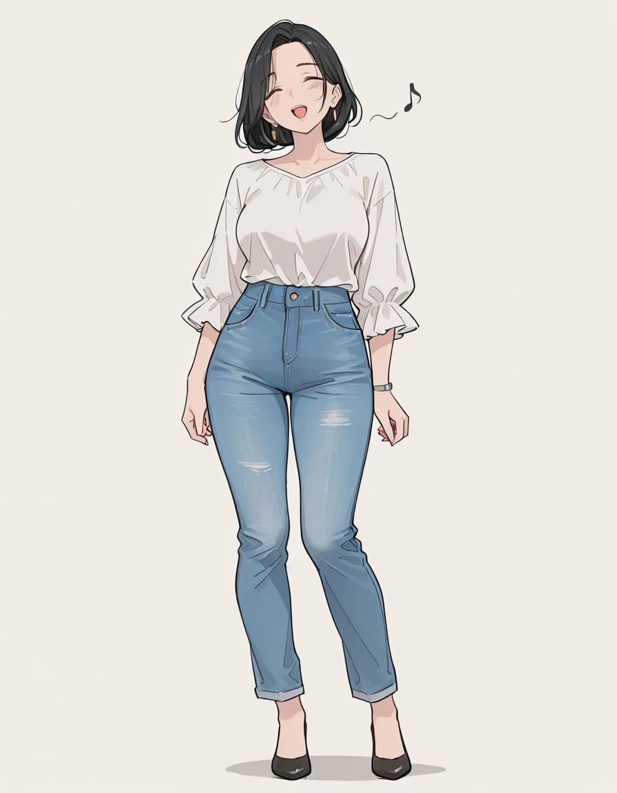 singing 태그로 생성한 예시 이미지